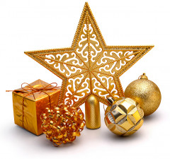 Набор новогодних украшений «Золото» - Фото 3