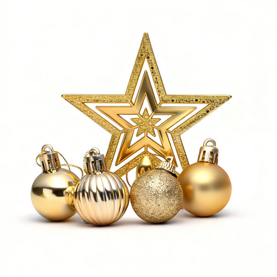 Набор новогодних украшений «Золотое время»