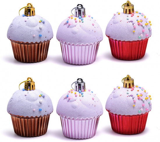 Набор новогодних украшений «Кексики»