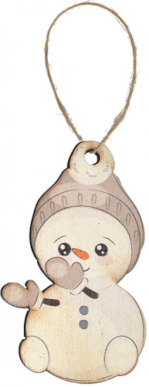 Набор новогодних украшений «Малыш снеговик»
