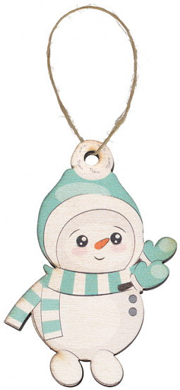 Набор новогодних украшений «Малыш снеговик»