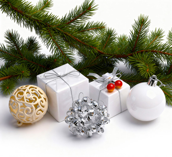 Набор новогодних украшений «Морозные мотивы»