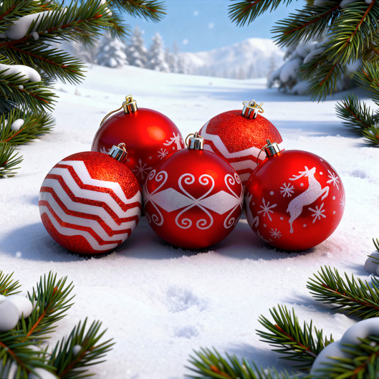 Набор новогодних украшений «Новогодний бум»