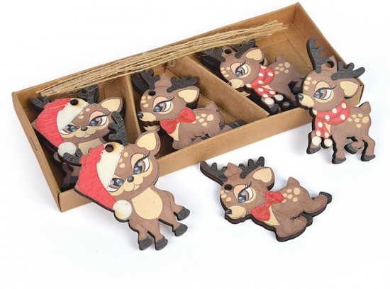 Набор новогодних украшений «Оленята»