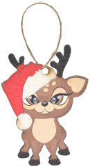 Набор новогодних украшений «Оленята» - Фото 4