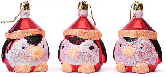 Набор новогодних украшений «Пингвинчики»