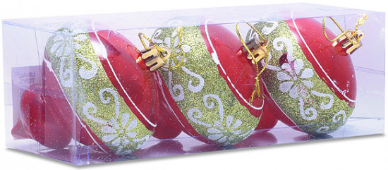 Набор новогодних украшений «Праздничные узоры»