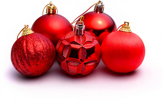 Набор новогодних украшений «Праздничные шарики»