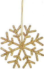 Набор новогодних украшений «Разноцветные снежинки» - Фото 1