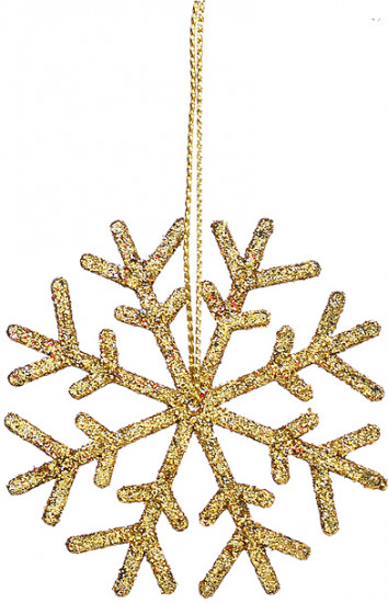 Набор новогодних украшений «Разноцветные снежинки»