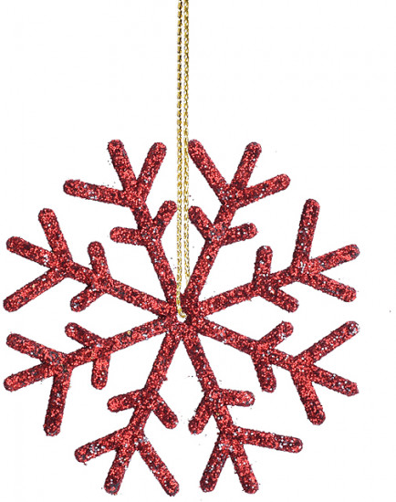 Набор новогодних украшений «Разноцветные снежинки»