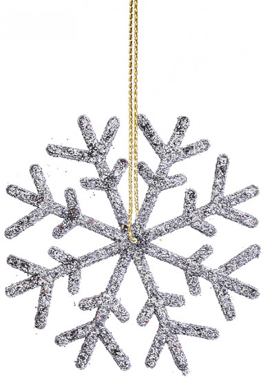 Набор новогодних украшений «Разноцветные снежинки»