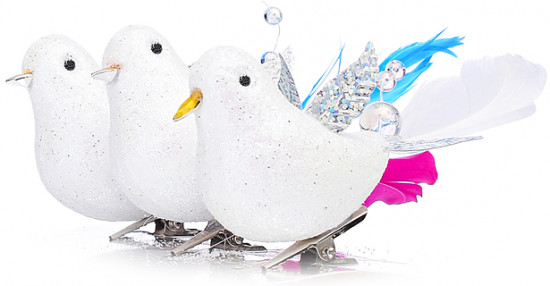 Набор новогодних украшений «Сказочные птички»