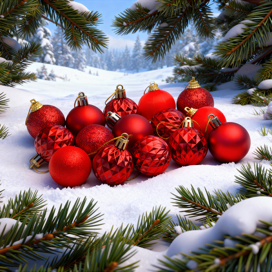 Набор новогодних украшений «Сказочный праздник»