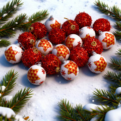 Набор новогодних украшений «Чудесный праздник» - Фото 1