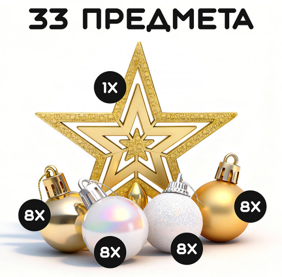 Набор новогодних украшений «Яркие впечатления»