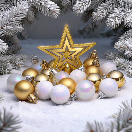 Набор новогодних украшений «Яркие впечатления»