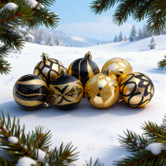 Набор новогодних украшений - Фото 3