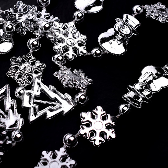 Украшение новогоднее «Бусы кристаллики»