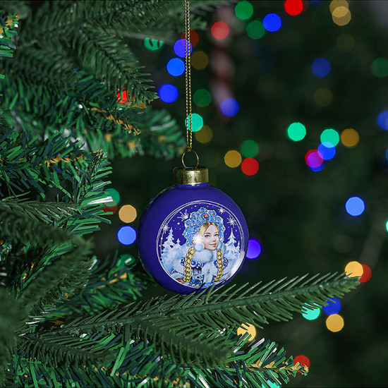 Шар елочный «Зимняя красавица»