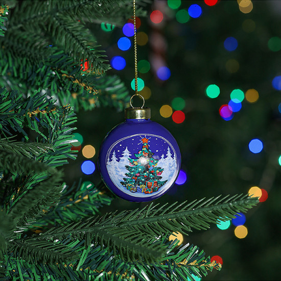 Шар елочный «Яркая ёлочка»