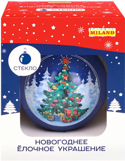 Шар елочный «Яркая ёлочка»