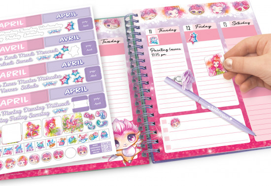 Блокнот-ежедневник для девочек «Кристалия»