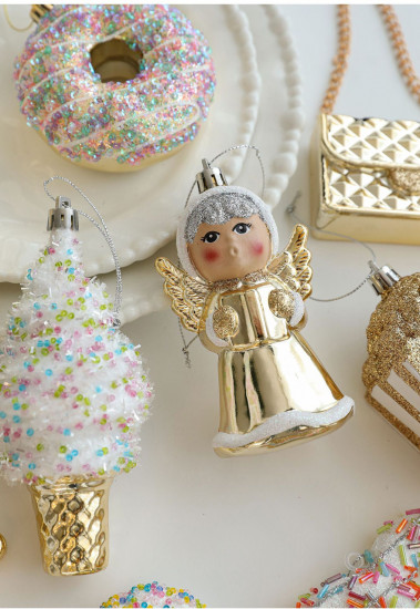 Ёлочная игрушка «Мороженое в рожке»