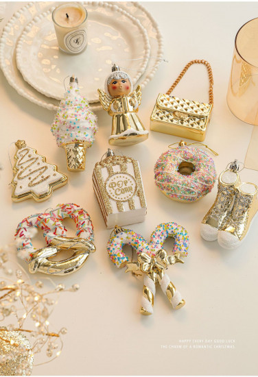 Ёлочная игрушка «Мороженое в рожке»