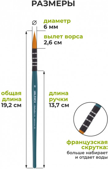 Кисть круглая №6