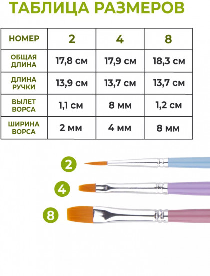 Набор кистей «Salvador»