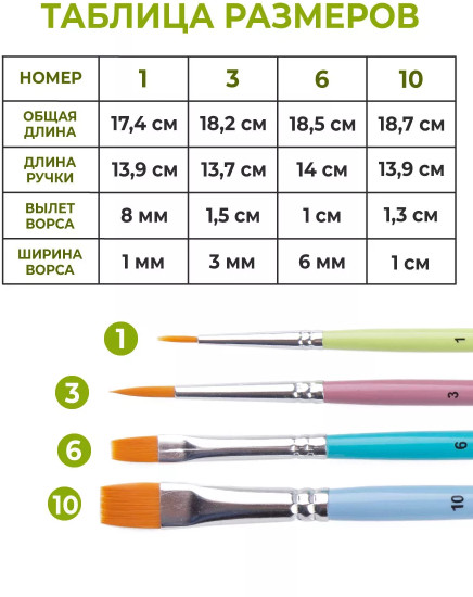 Набор кистей «Salvador»