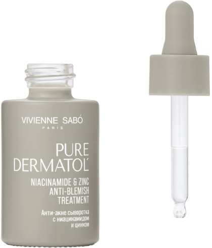 Сыворотка с ниацинамидом и цинком против акне «Pure Dermatol'»