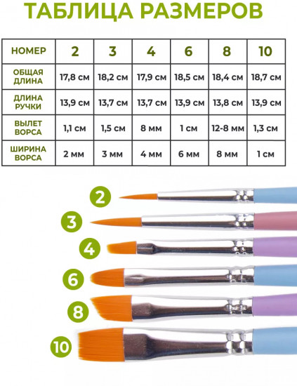 Набор кистей «Salvador»