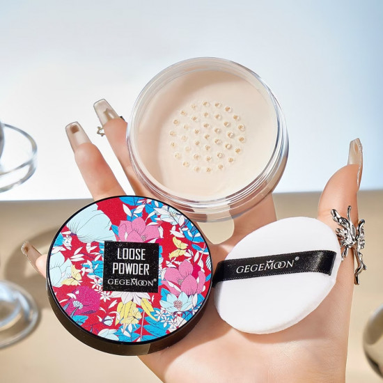 Пудра для лица рассыпчатая, оттенок 01 слоновая кость