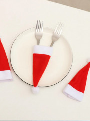 Набор украшений нонвогодних для сервировки праздничного стола «Шапочки Деда Мороза» - Фото 6