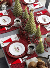 Набор украшений нонвогодних для сервировки праздничного стола «Шапочки Деда Мороза» - Фото 7