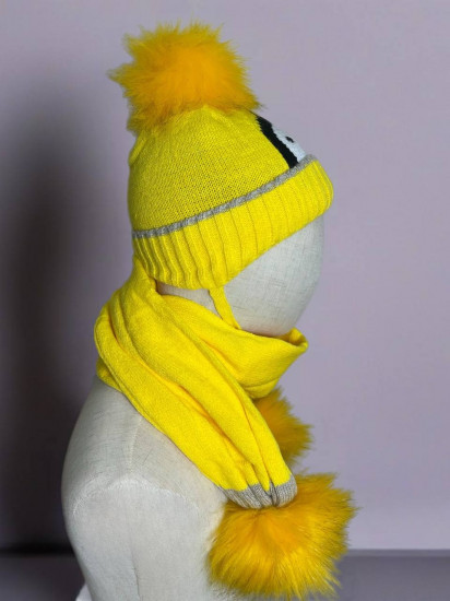 Комплект с шапкой и шарфом детский