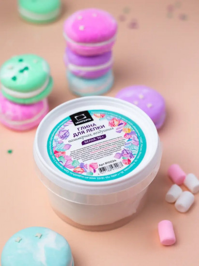 Глина для лепки, белая