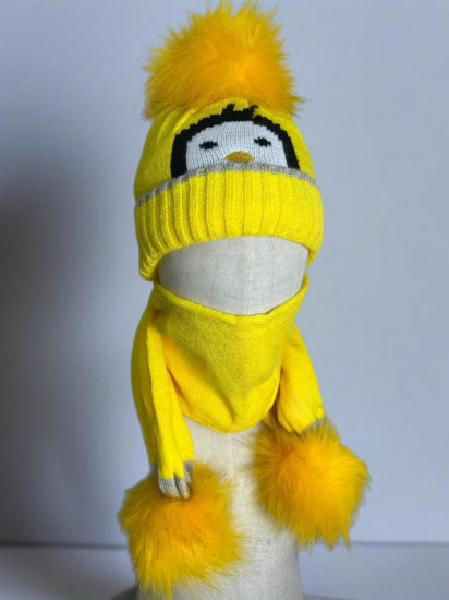 Комплект с шапкой и шарфом детский