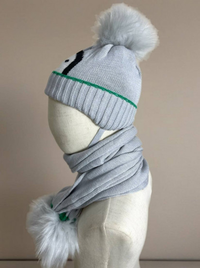Комплект с шапкой и шарфом детский