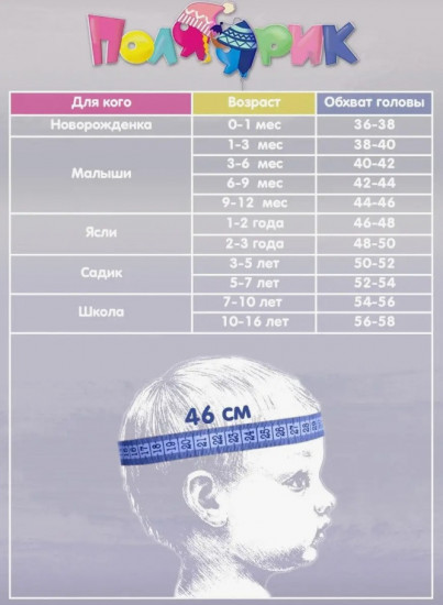 Комплект с шапкой и шарфом детский