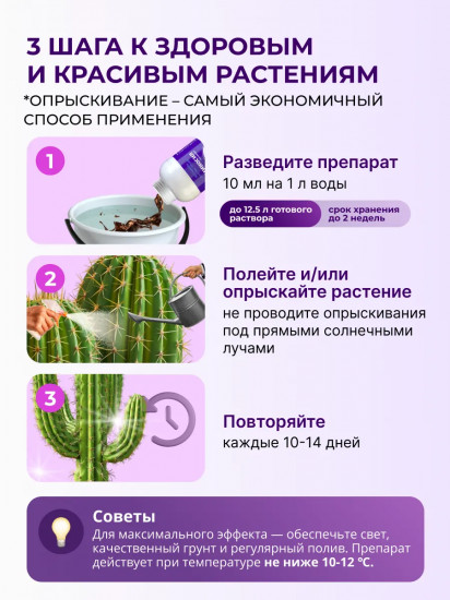 Удобрение «Витамины для кактусов и суккулентов»