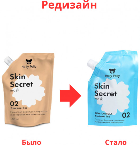 Маска для кожи головы успокаивающая «Skin Secret»