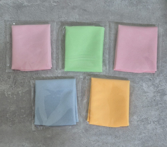 Набор салфеток для чистки очков и экранов мобильных телефонов