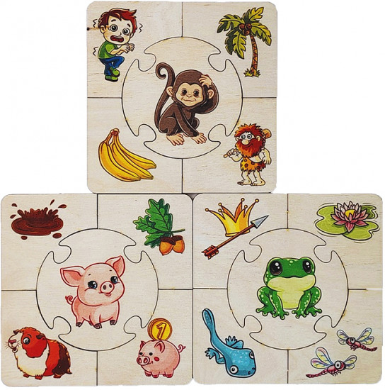 Пазл «Животные в загадках»