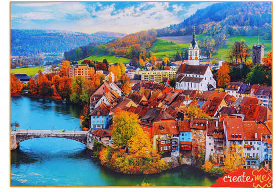 Набор пазлов 2в1 «Европейские виды»