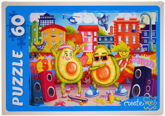 Пазл «Авокадо-сити»