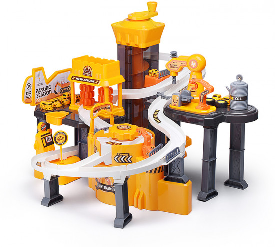 Парковка-трек со строительным краном