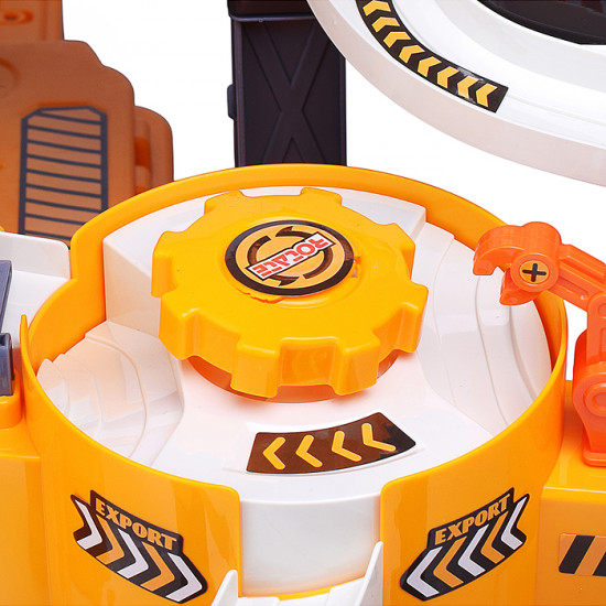 Парковка-трек со строительным краном